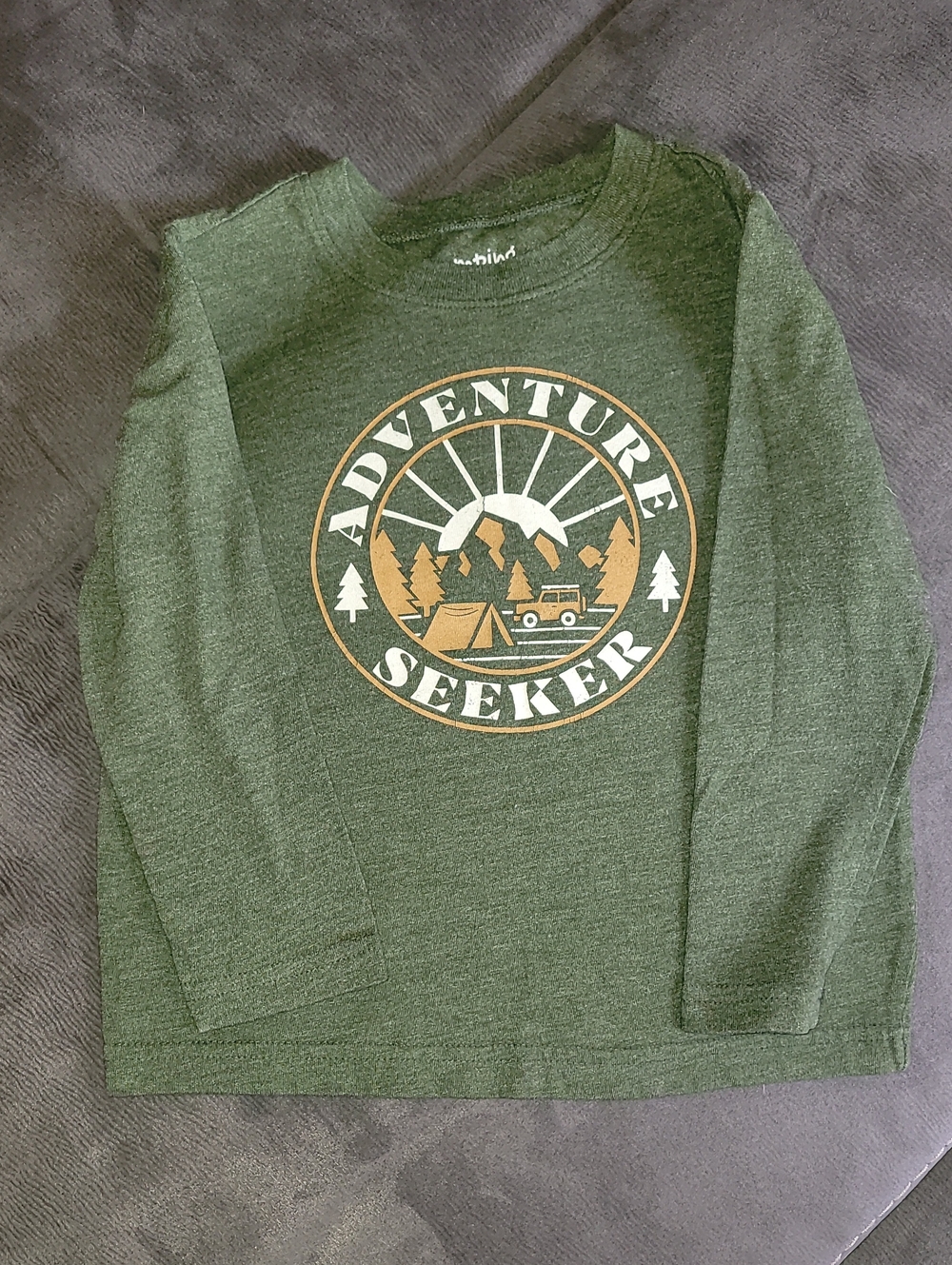 jumping beans Forest Green Adventure Seeker Long-Sleeve Tee